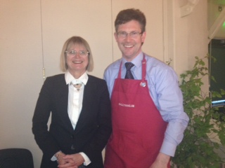 olm pictured with Jancis Robinson MW at Ballymaloe Literary Festival