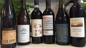 Line-ip of Italian wines for organic, biodynamic and natural wine class